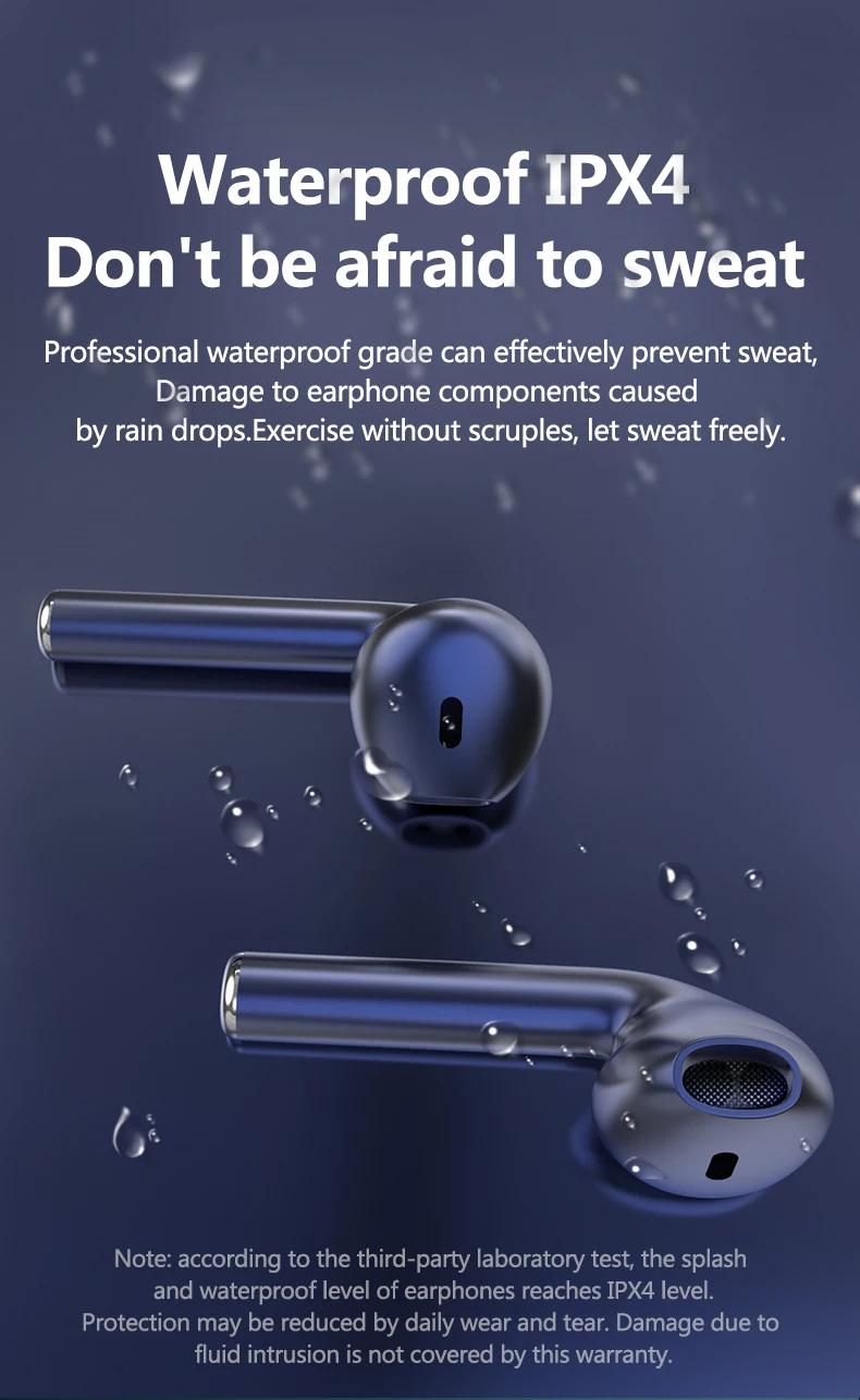 inPods 12 Eleven Pro i12 Metallic Color Finished TWS Earphones for Mobile Phones - ANKUX.COM