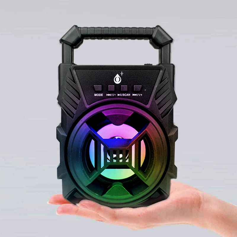 

RGB Light Loudspeaker Wireless Buletooth Camping Speaker