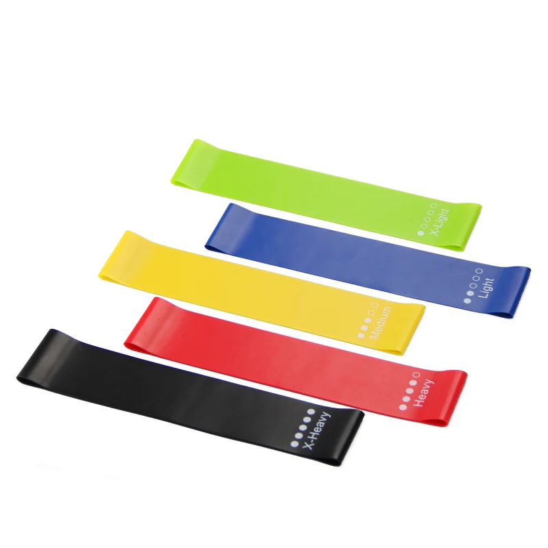 

Fast Shipping Aupcon High Quality Natural Latex Mini TPE Private Label Loop Resistance Bands, Green/blue/yellow/red/black