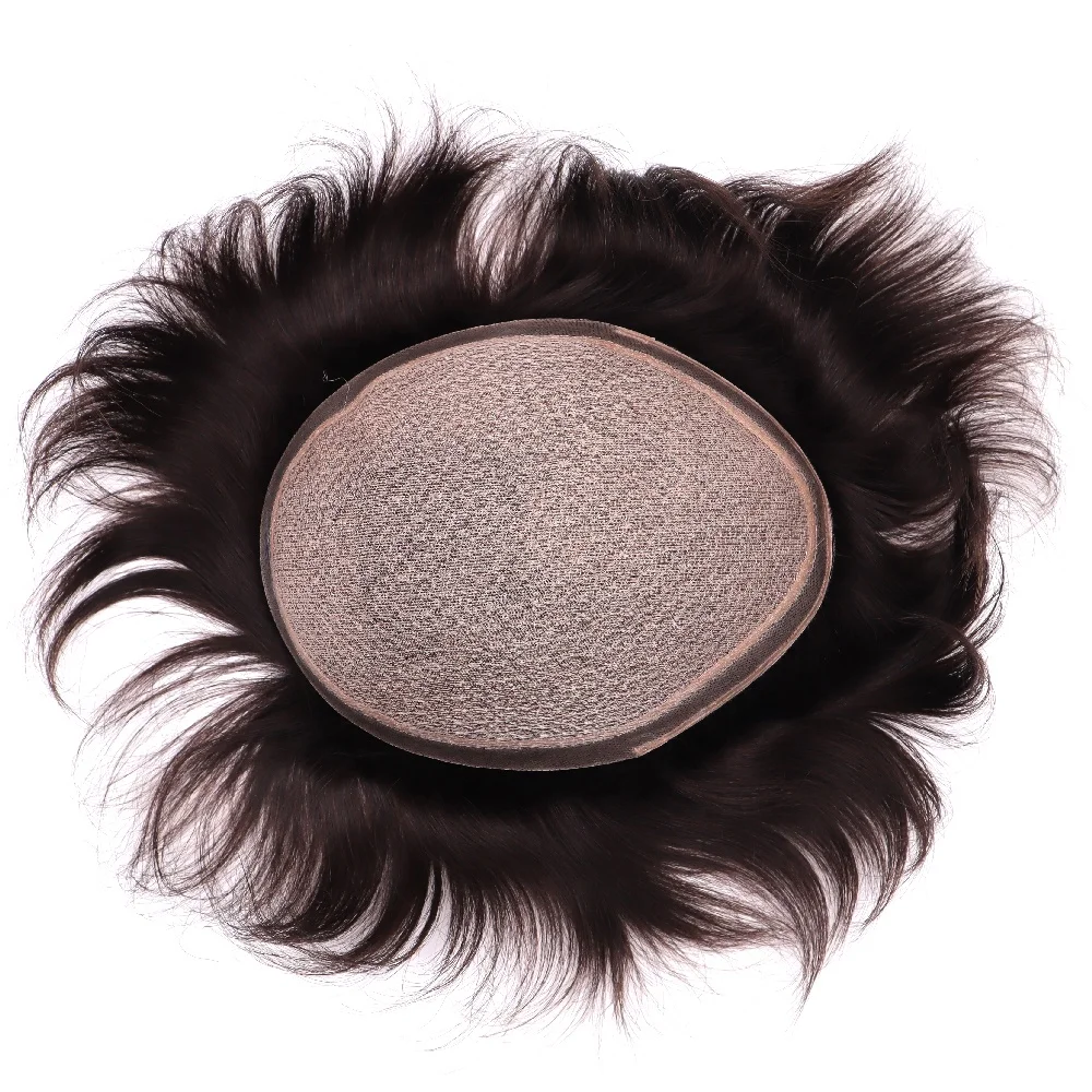 

High Quality Free Style Human Men Hair Wigs Toupee