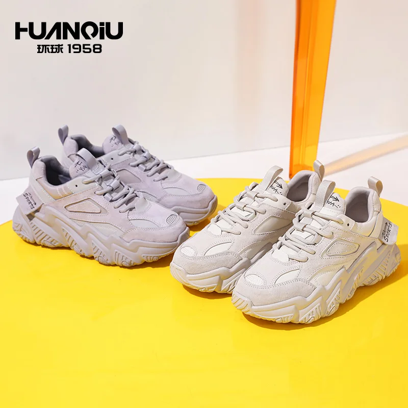 

T1127 HUANQIU Popular Hard Wearing Breathable Eva Walking Luxury Womens Running Shoes Sneakers