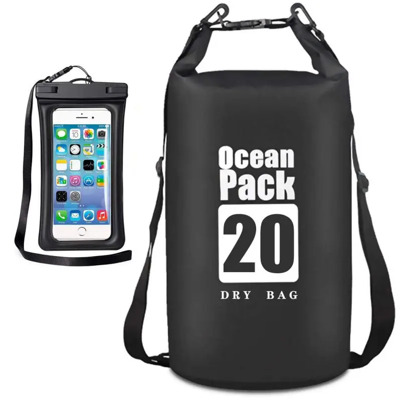 

Promotional High Quality Sport Custom Waterproof Polyester 500D PV Drawstring Bag, 7 colors