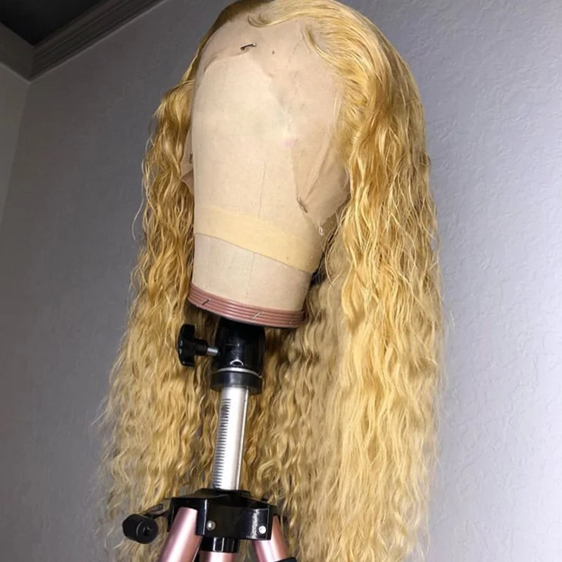

super September free hair sample human hair wholesale deep wave 13x4 30inch 613 hair 13*6 full lace wig 613 transparent lace wig