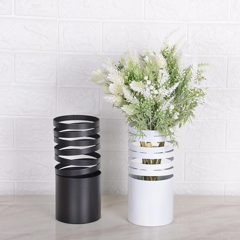 

COMTEMPORARY METAL ROOM DECOR NODIC FLOWER VASE HOME DECOR