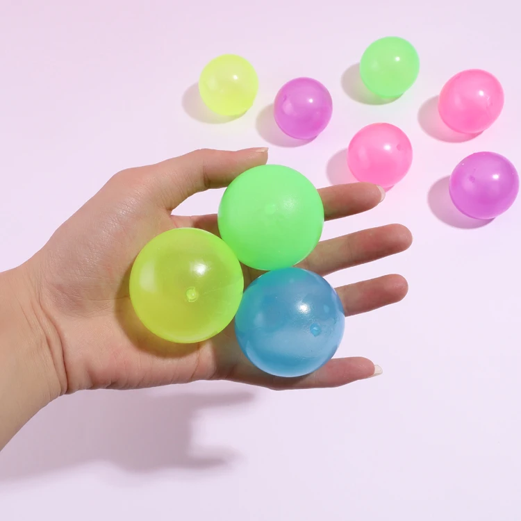 

Amazon Hot sale neon sticky balls glow in dark glowing sticky balls