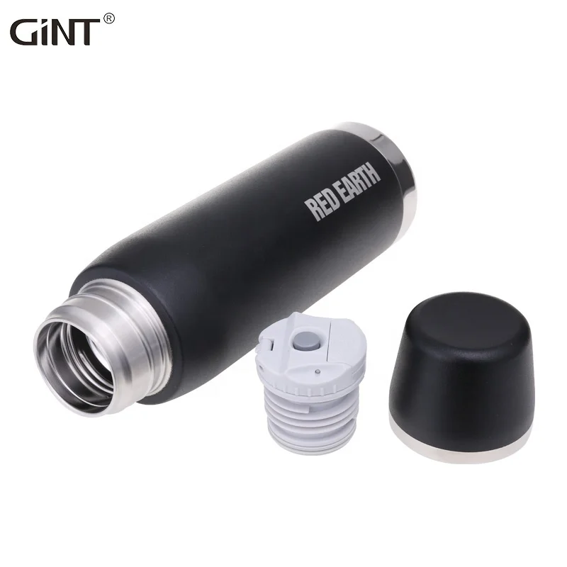 

Gint 760ml sports bpa free wholesale plastic one touch sport 316 SS water bottles, Blue, red, black, white