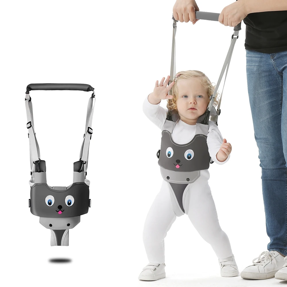 

Hot Selling Breathable Cartoon Embroidered Learning Fabric Baby Toddler Walking Assistant