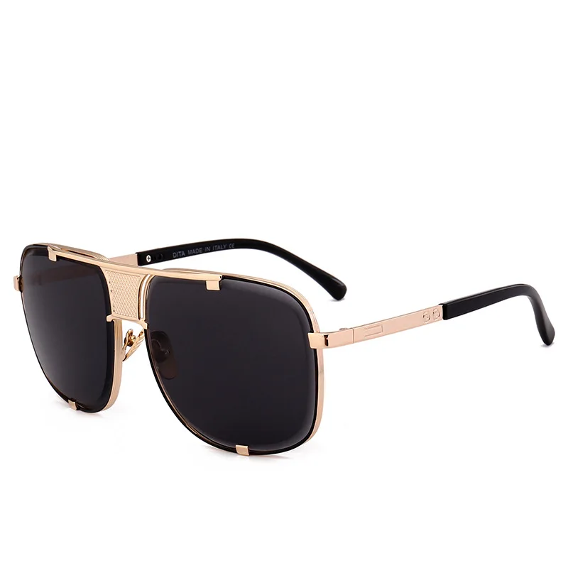 

2020 New large frame sunglasses metal trend UV400 sunglasses, 7colors