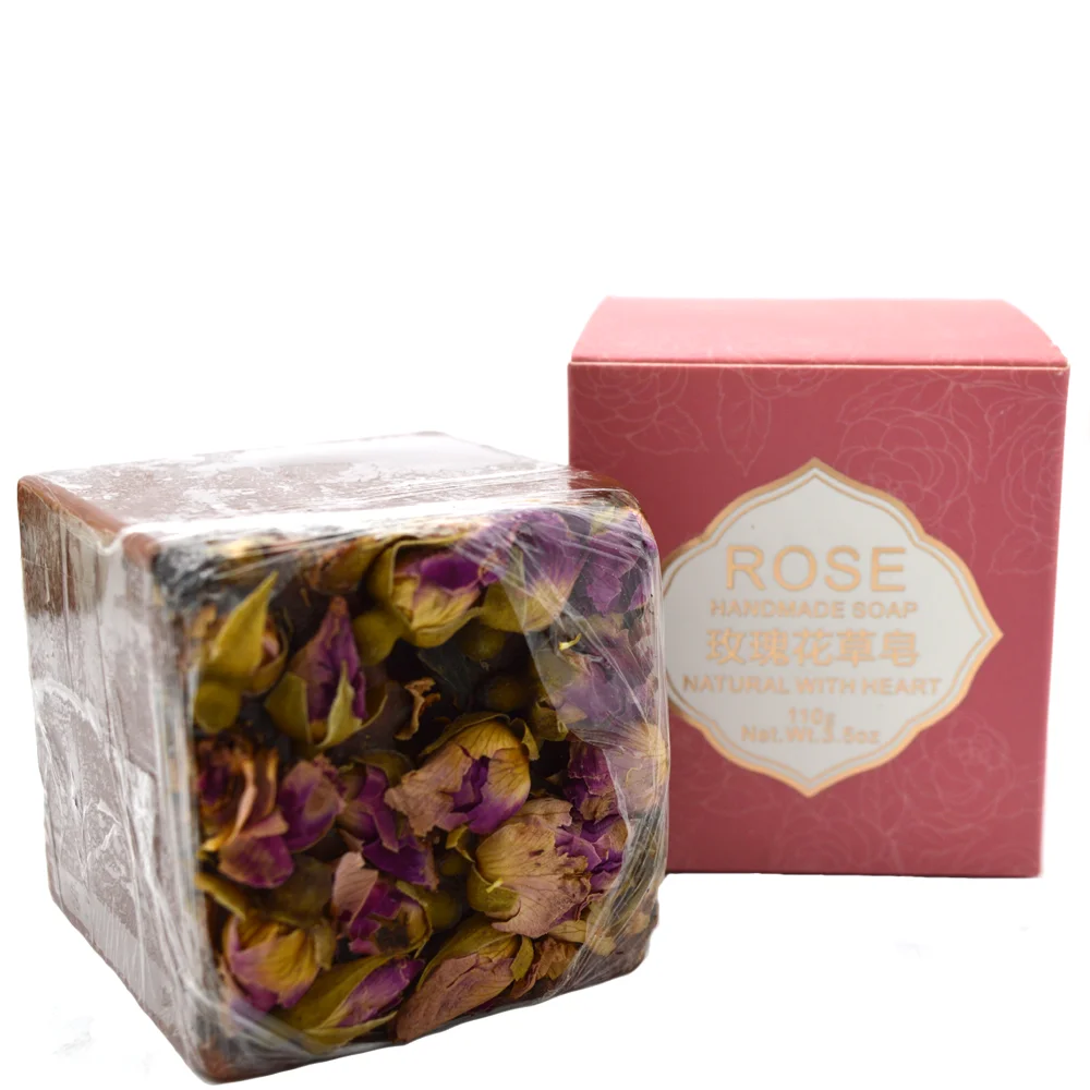 

Handmade Essential Oil Yoni Flower Rose Soap Organic for Skin Firming Facial and body Bath Soap Bar Soap, Natural