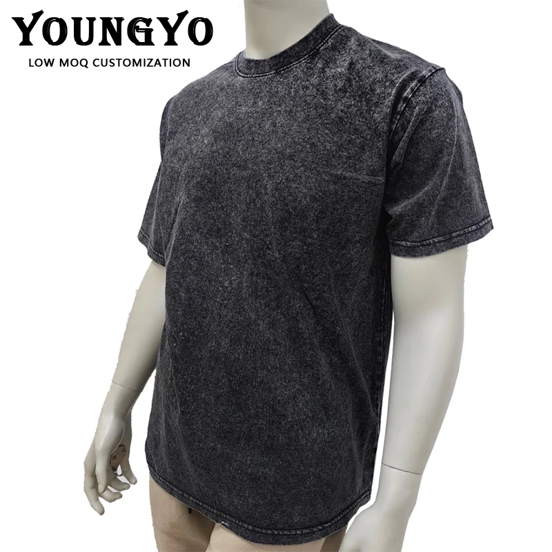 Dtg Print Streetwear Graphic Tees Blank Tshirt Plus Size Men's Clothing Acid Wash T-shirt Mens Custom Vintage Oversized T Shirts
