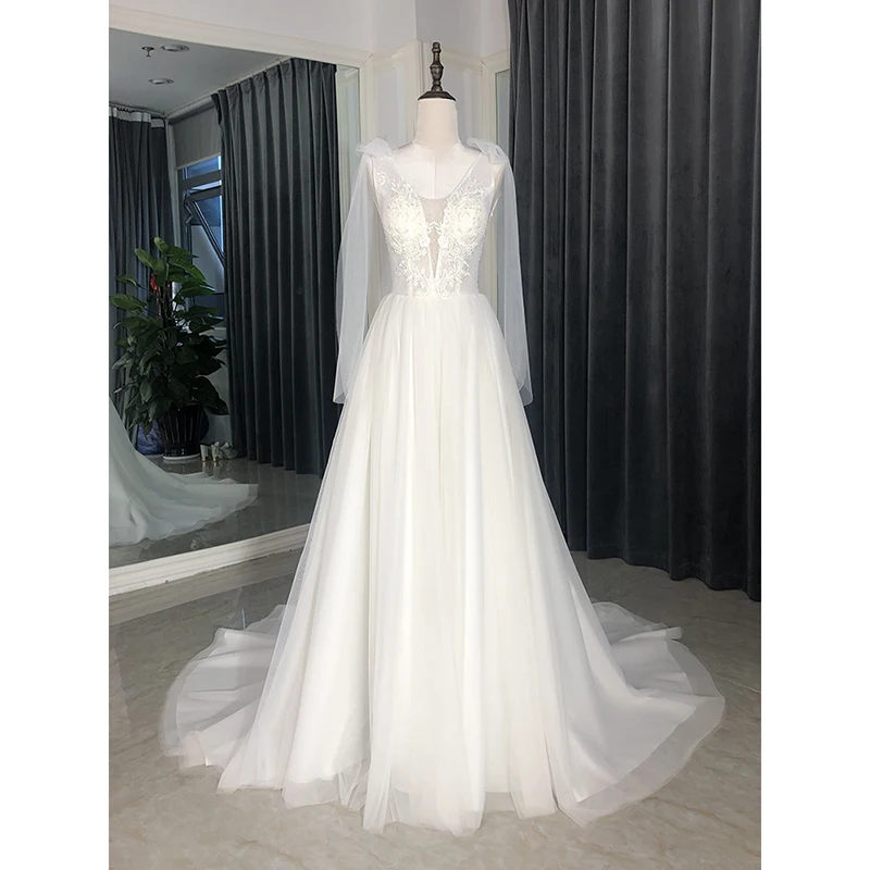 

playa Elegant gowns boho boho wedding dress Princess Famous a line Floral dresses Shiny new year boutique gown dress SULI 8155