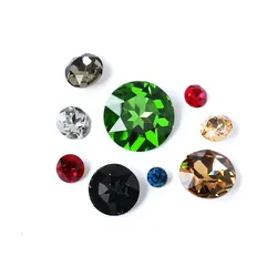 Mixed Color K9 Glass Crystal Fancy Diamond Stone P