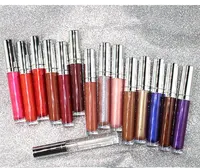 

Make your own logo glossy shiny shimmer clear lipgloss nude color lip gloss base with high quality in silver tubes