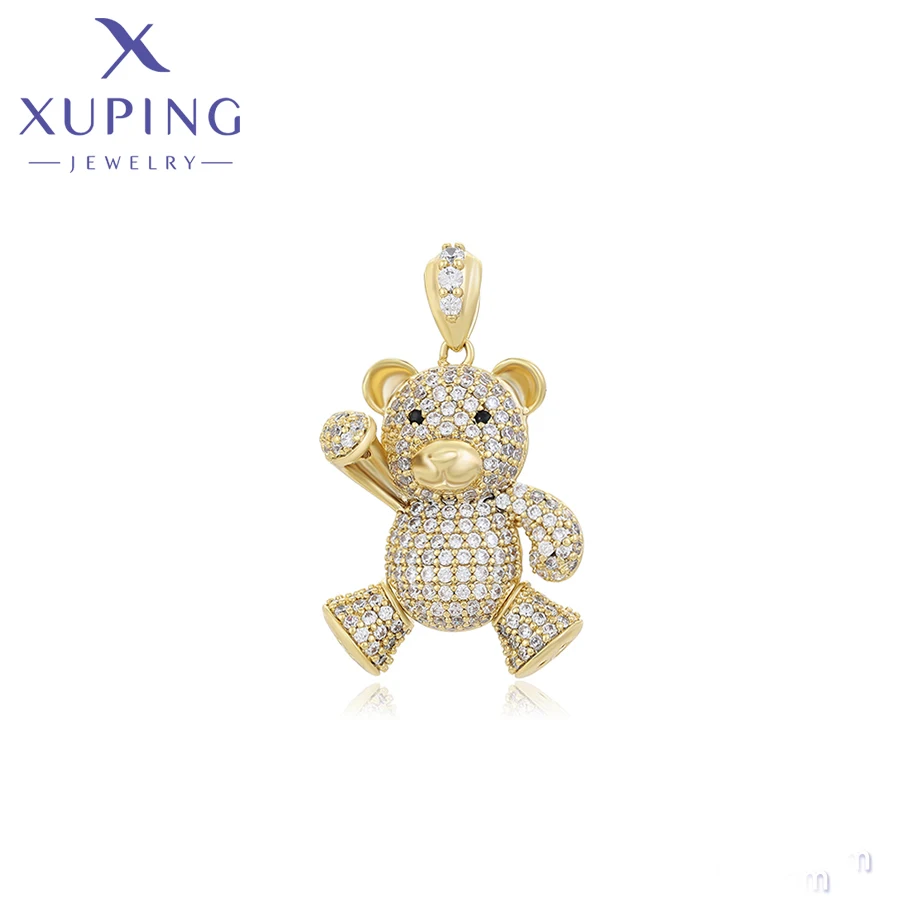 

X000657329 xuping jewelry 14K gold color special bear trendy cute vintage simple vintage charming elegant daily pendant