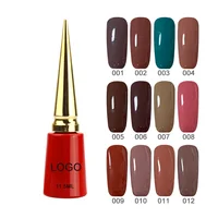 

Breathable nail polish halal bio gel Private Label Beautiful Electroplate Bottle Packaging Custom Red Silver Gold Chrome Mirror