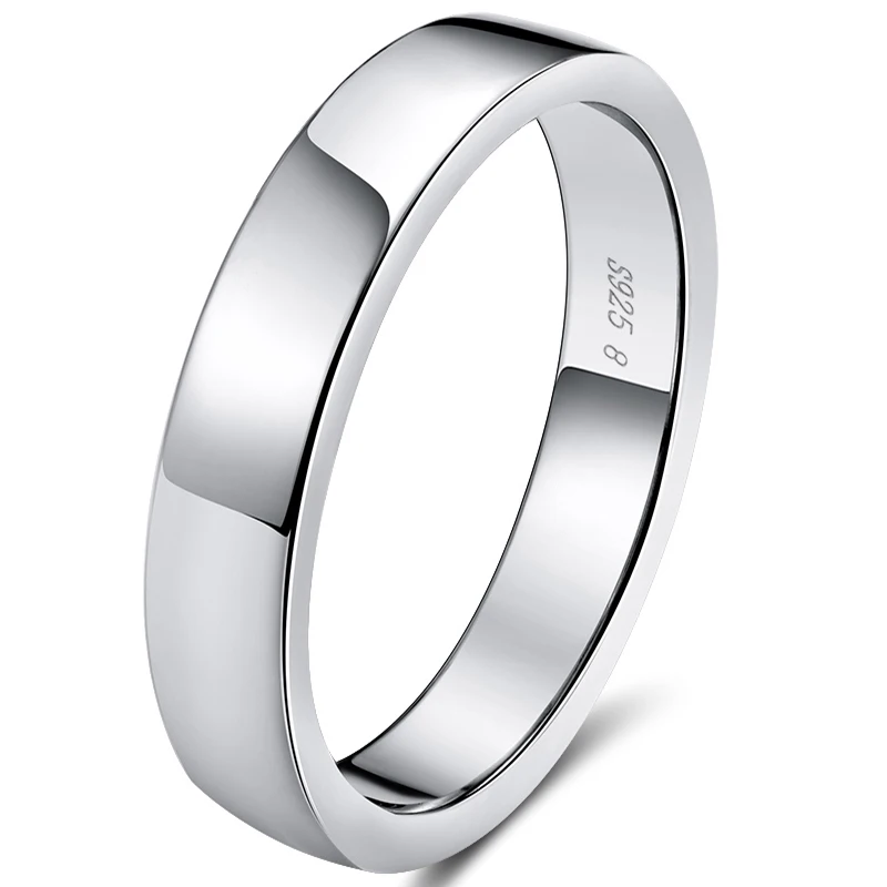 

RINNTIN SR73 Wholesale 925 Silver Costume Silver Jewelry wedding Rings for men