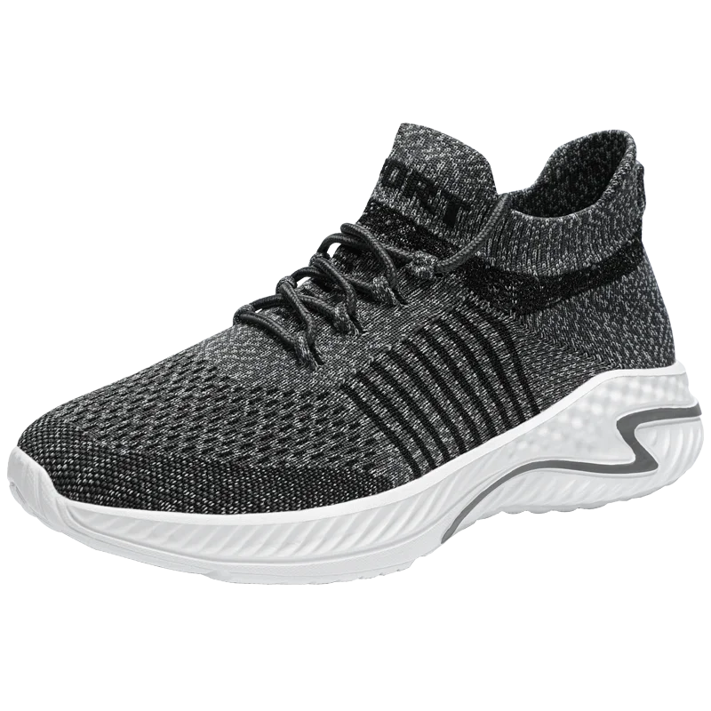 

Factory supplied rubber classical glossy air mesh new style men sport shoes red