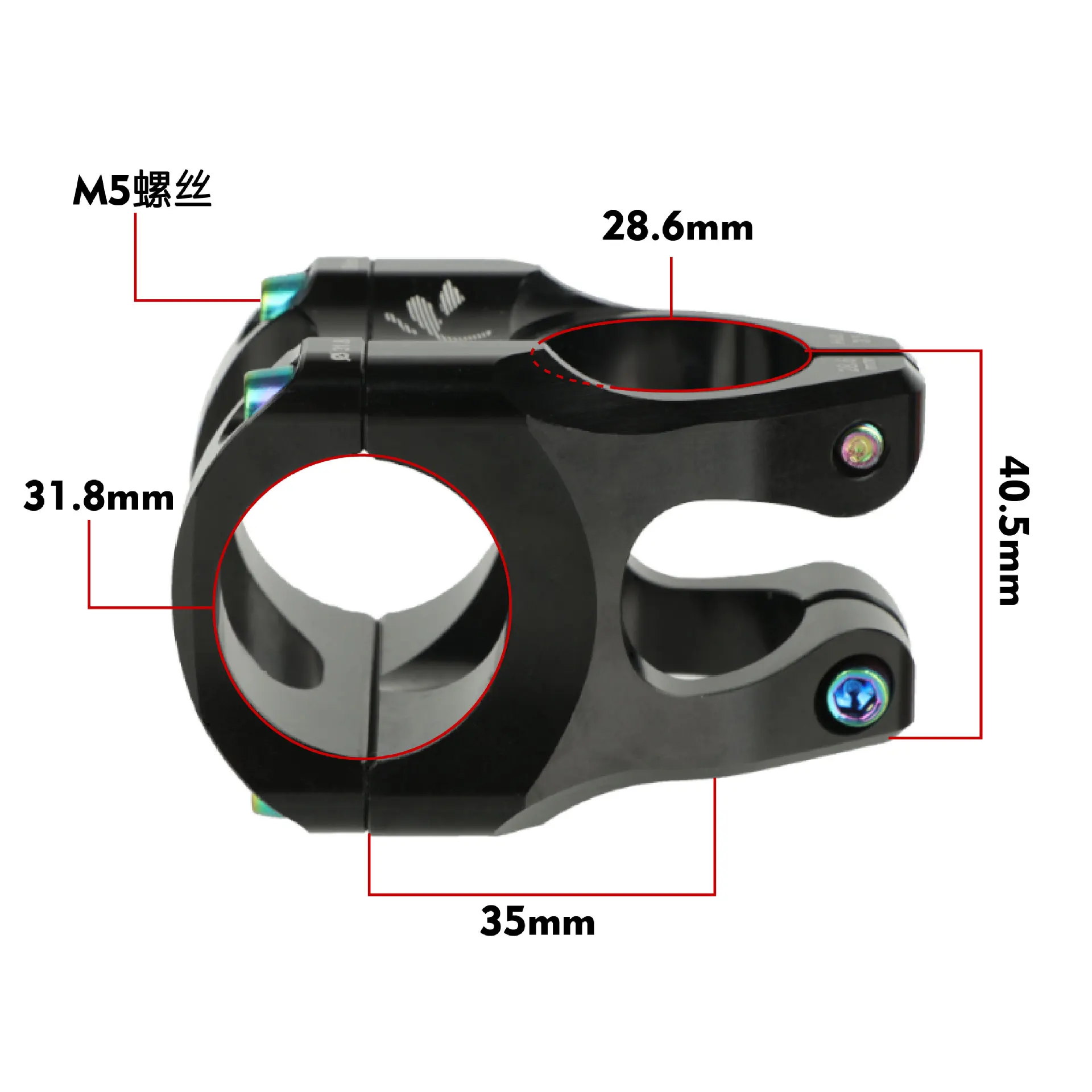 

HASSNS ultra-light skeleton 35MM lightweight high-strength speed riser mountain bike full CN C process aluminum handlebar