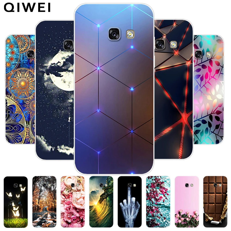 

For Samsung A5 2017 Case Cover Silicone Soft TPU Cute Back Cover Coque For Samsung Galaxy A5 A3 A7 2017 A 5 Phone Cases A 7 3