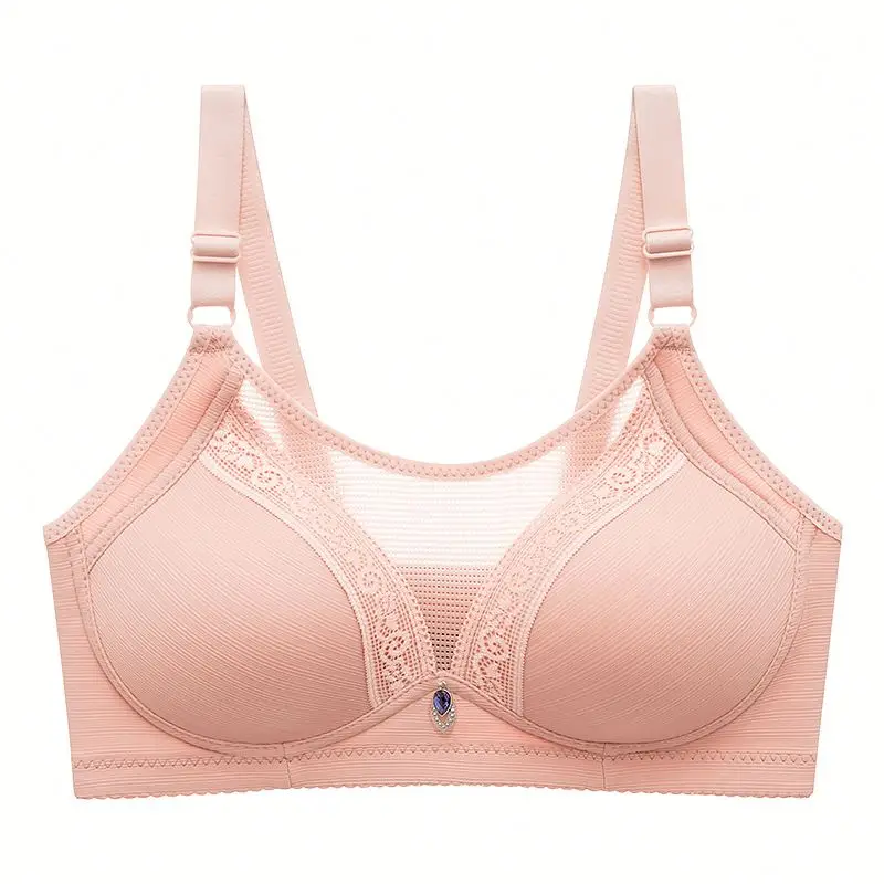 

Casual Style Sports Women Bra Best Selling Reasonable Price Cotton Padded Beauty Floral Lace Push Up Two Piece Lingerie, Customized color