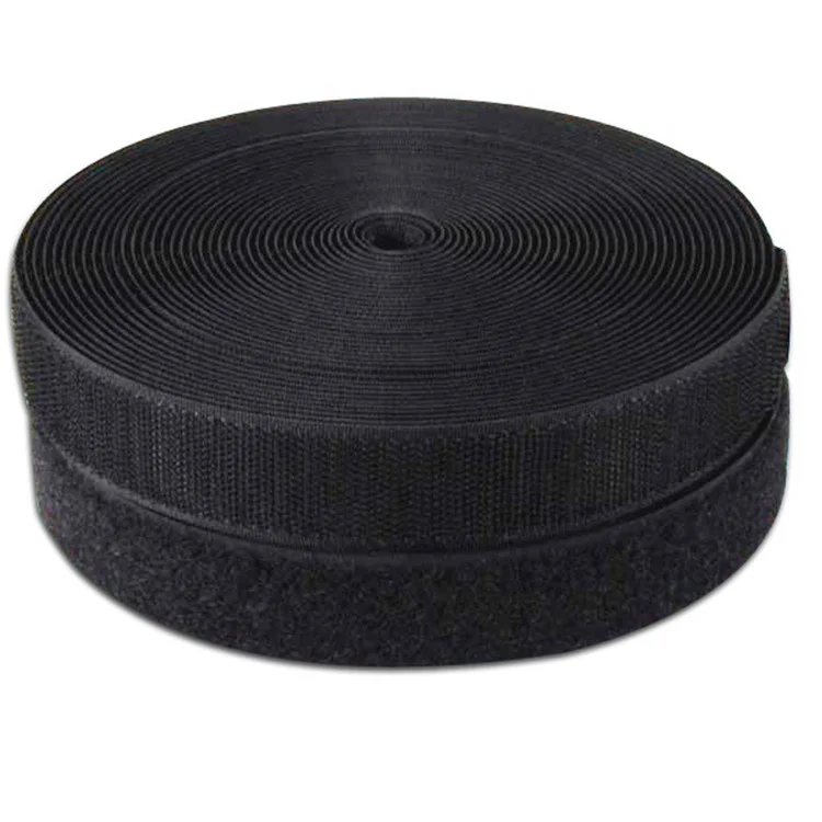 

Strong Self Adhesive Hook Loop Fastener Tape Nylon Sticker for DIY Clothes Shoes Sofa Outdoor Indoor, Black;white