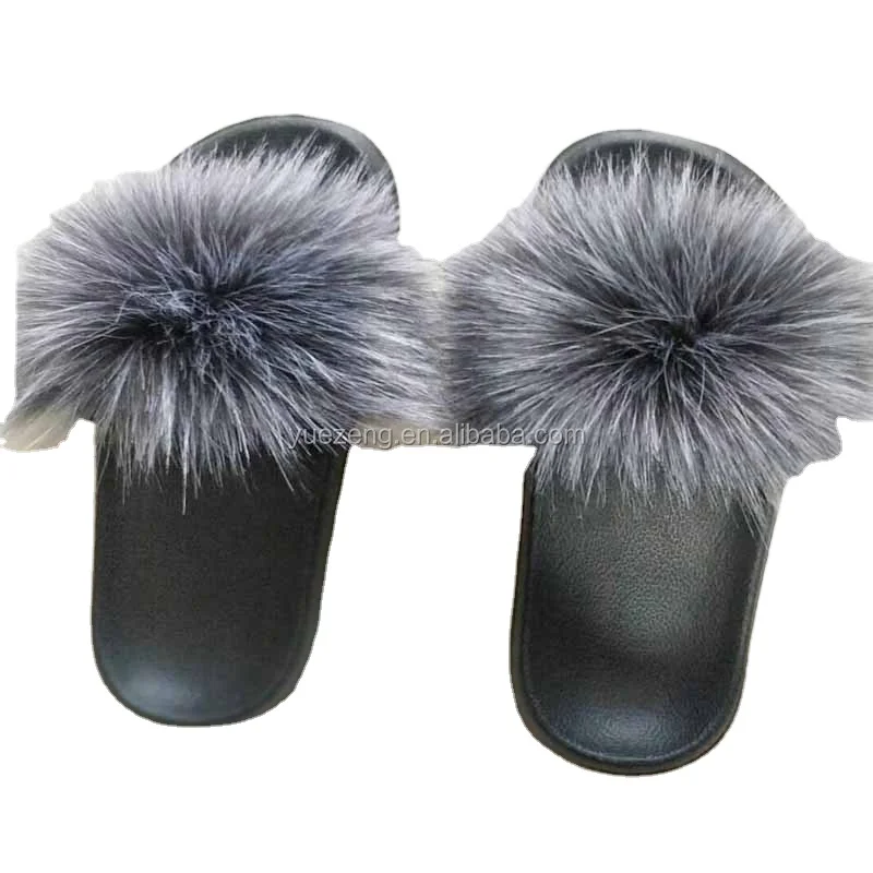 

fashion fur slippers for women, Red ,black ,green ,orange ,brown and so on