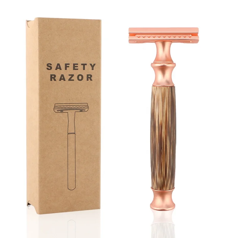 

Factory Price Buy Shaving Razor Bamboo Holder Razor Mens Double Edge Razor