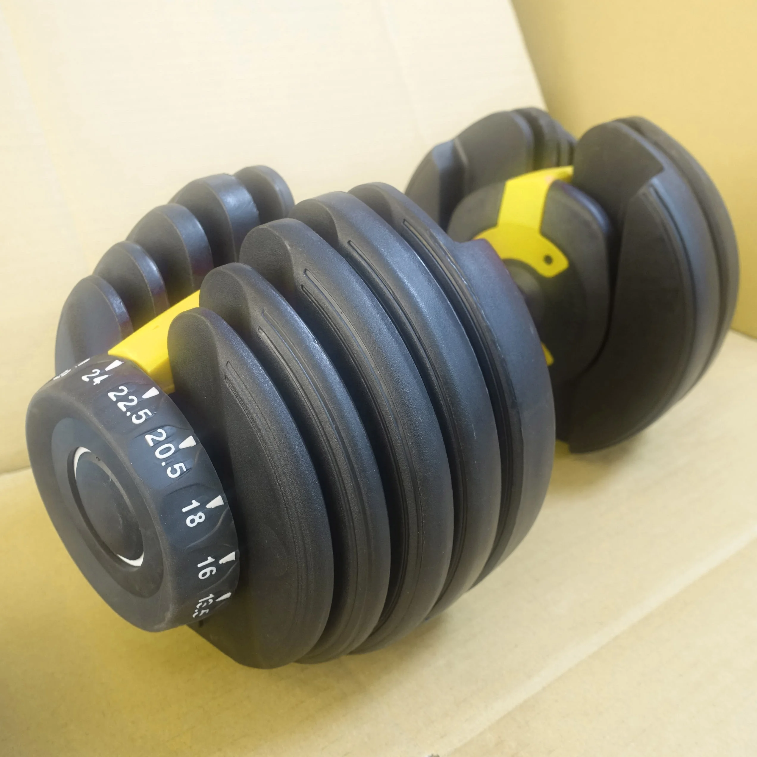 

Fitness home gym equipment 100 lb 32kg adjustable used dumbbell set for sale/pesas mancuernas de gym 50 kg for weight lifting, Black/blue