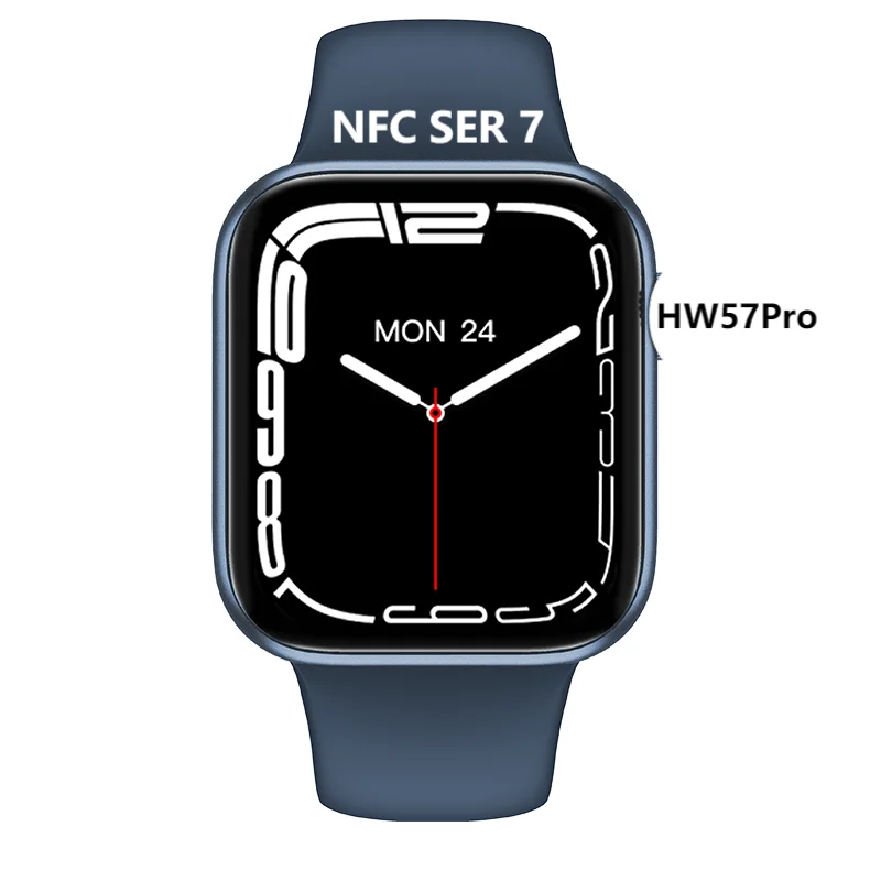 

New multifunction HW57Pro smart watch 1.77 INCH HD screen IP68 waterproof wearable devices HW57 Pro nfc smartwatch