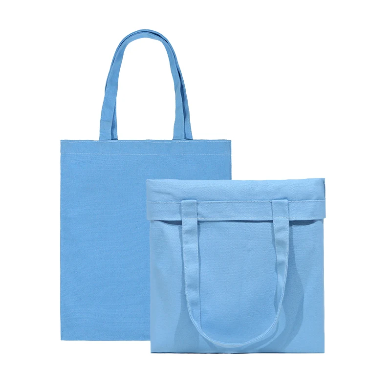 

blue shopping bag Customized Logo tote shopping bag canvas shopping bag Eco Handbag Wholesale price of manufacturer, Customized color