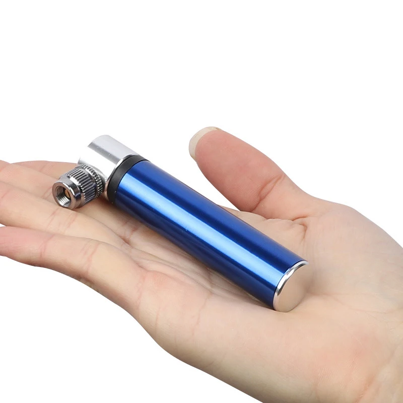 

Aluminum Alloy High Pressure Mini Bicycle Pump Handheld Inflator Lightweight Road Bike Small Air Pump, 4 color