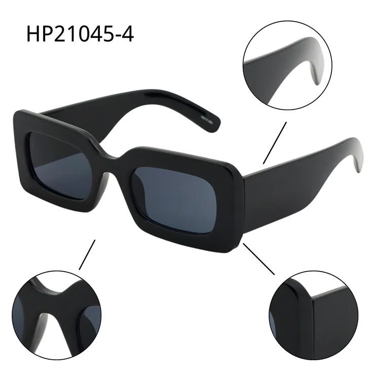 

2021 VIFF HP21045 Custom Logo Bold Frame Shades UV400 Protection Wholesale Manufacturer Sun Glasses Women River Sunglasses 2021