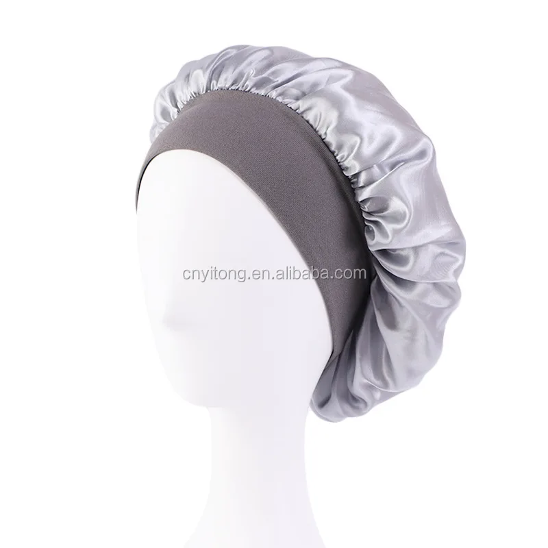 

Silk Hair Bonnet With Custom Private Logo For High Quality And Best Price Sleeping Satin Bonnet, 193 colors choice