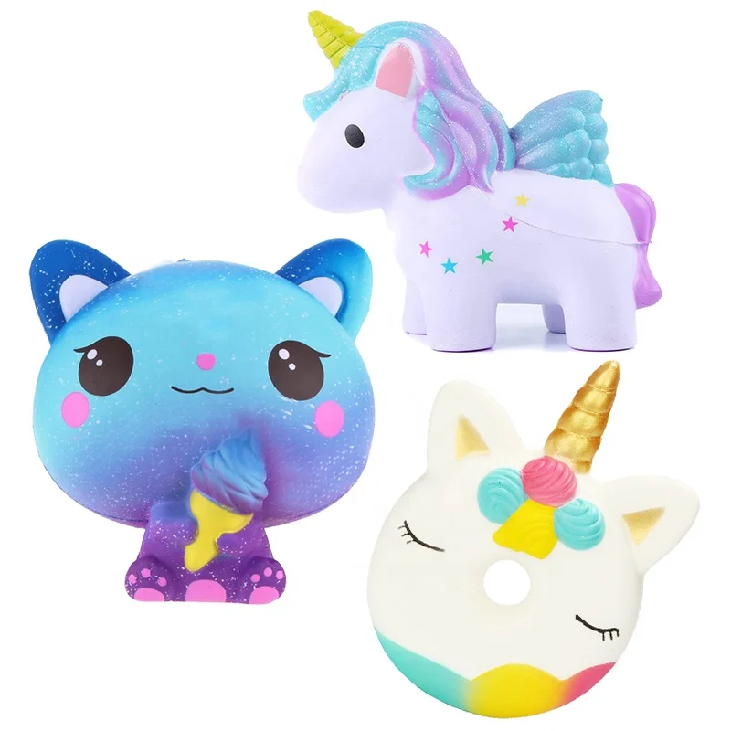 
High Quality China Factory Wholesale Kawaii Pu Foam Slow Rebound Squeeze Toy Jumbo Slow Rising Scented Cute Squishy 