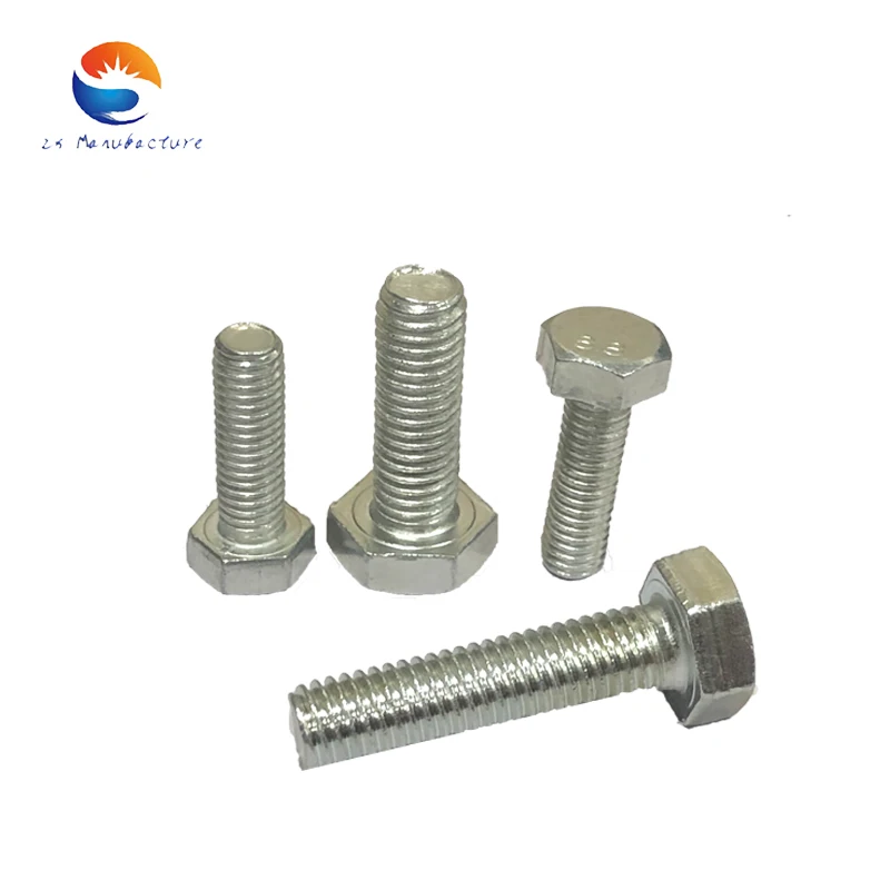 
high strength good quality zinc plated Hex Bolts din933 din931 