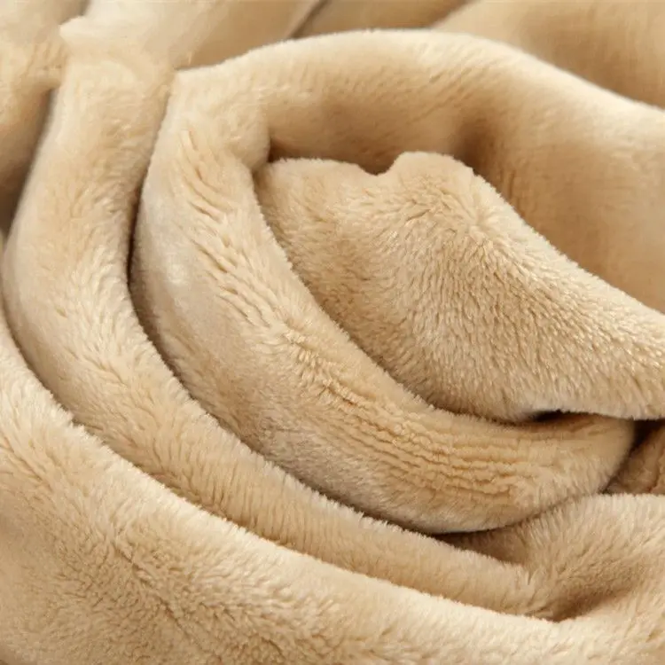 Fleece Fabric 100% Polyester Super Soft Coral Fleece Fabric