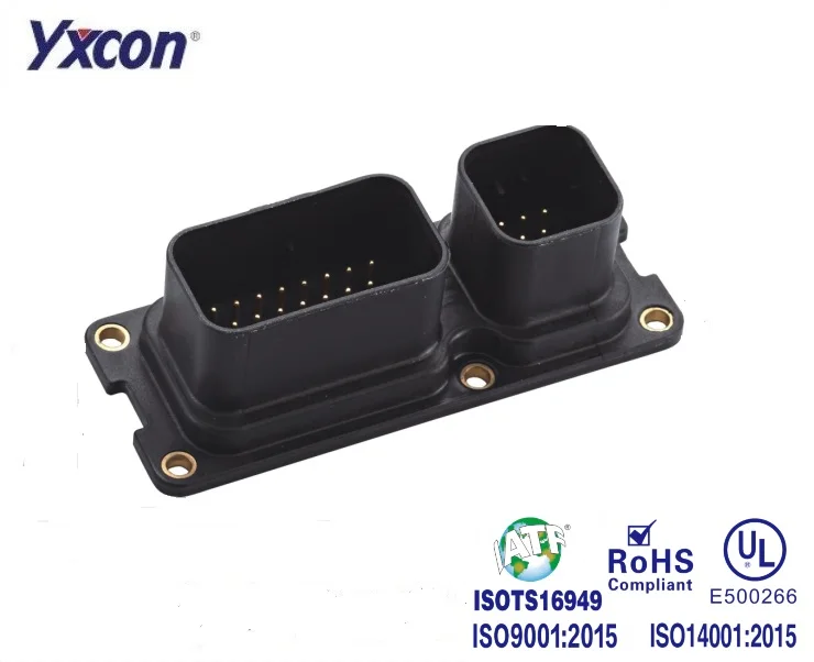Ampere connector 4.2mm pitch L=1.3*17.5  plum blossom 31P  gold flash auotomotive connectors