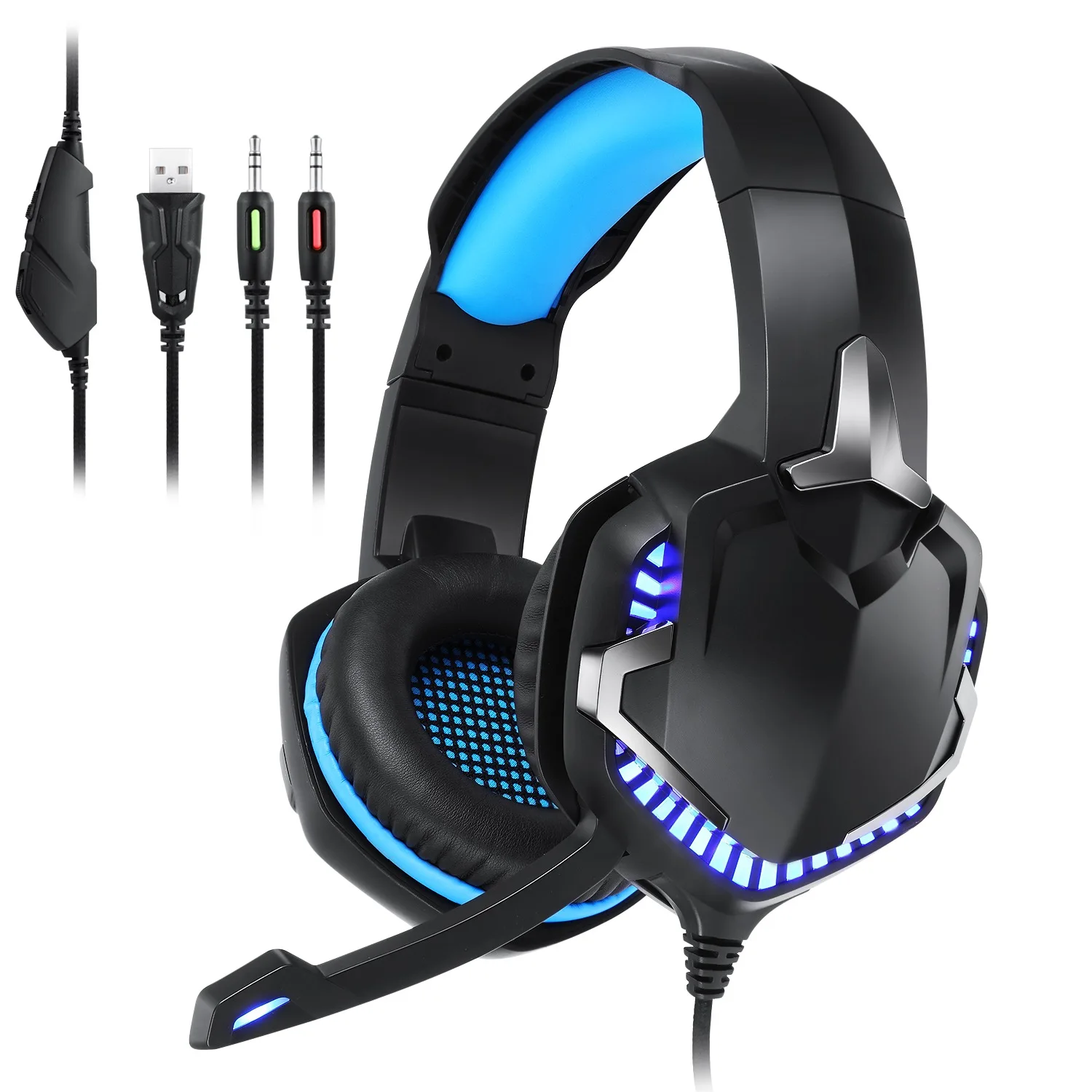 3.5mm Surround Sound Gaming Headset 7.1 Stereo Game Headphone For Pubg ...