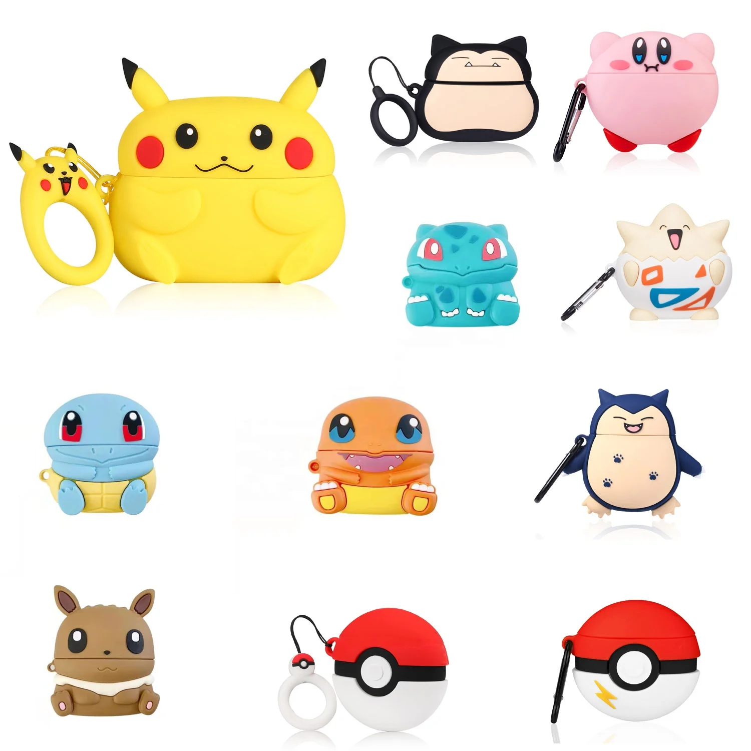 

Gemfits Wholesale 3D Cartoon Cute Animal for airpod case pro,Protection for Anime Design for airpod case 3 gen 2021, Multiple colors