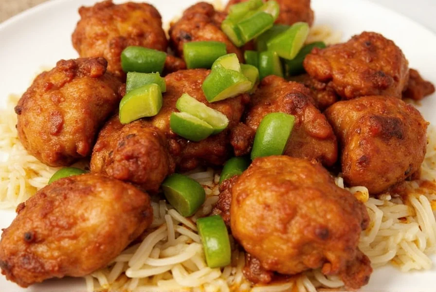 Finished ancho chili chicken served with tortillas and avocado