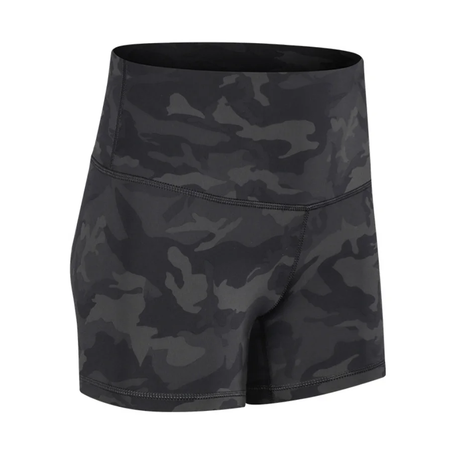 

aola high waist women oem activewear yoga shorts, Black/blue/gray/yellow/pink/dark green
