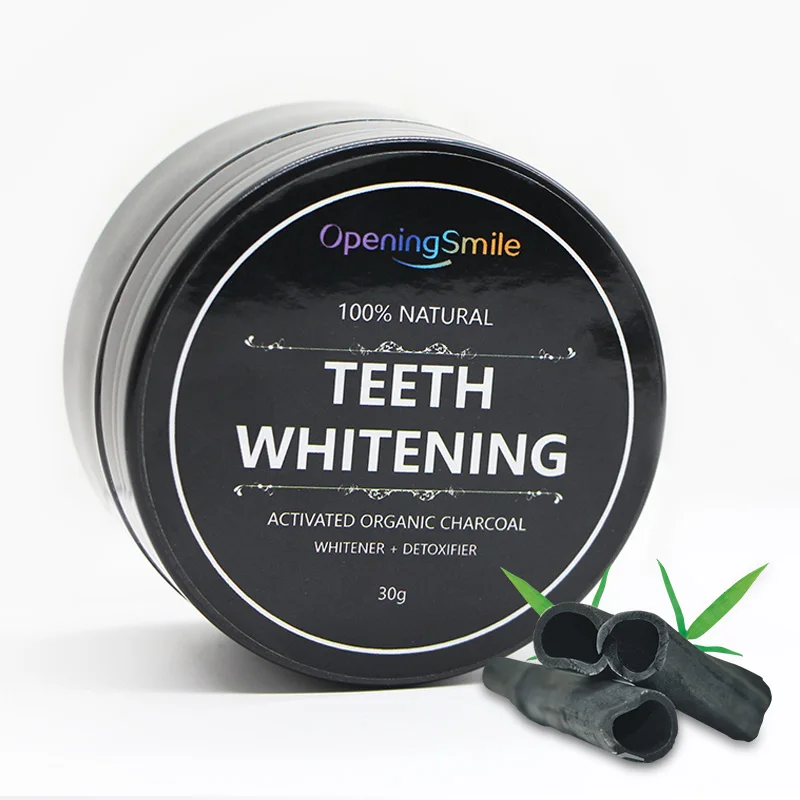 

Natural Activated Organic Beauty Personal Care Oral Hygene Teeth Whitening 100% Natural Oral Care Charcoal Powder, Black