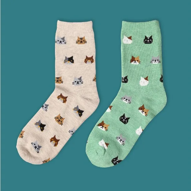 vivid-color-cute-cats-socks-which-is-made-in-korea-buy-vivid-color