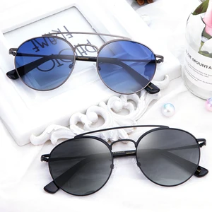 Brand Design 2020 UV Expensive Sun Glasses For Men Women Top Selling New Fashion Metal Material Round Frame Beach Sunglasses 2