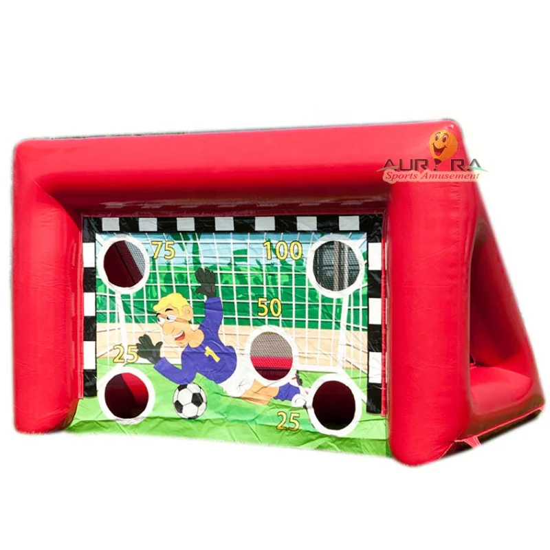 

inflatable football soccer shoot game for sale, Customized