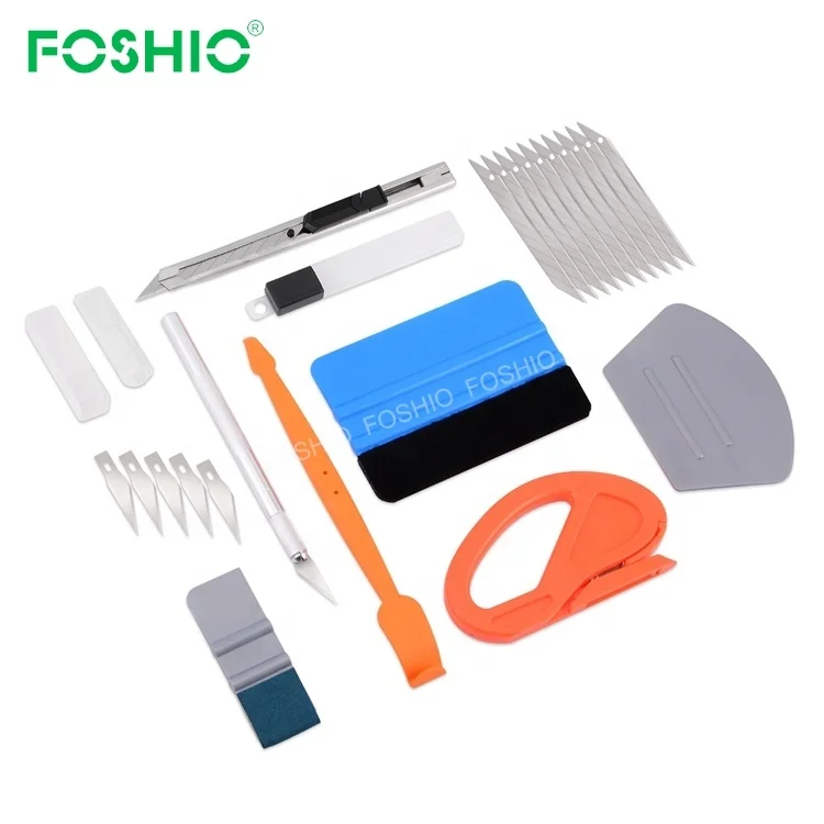 

Top Seller Installation Film Tint Scraper Kit Car Wrap Squeegee