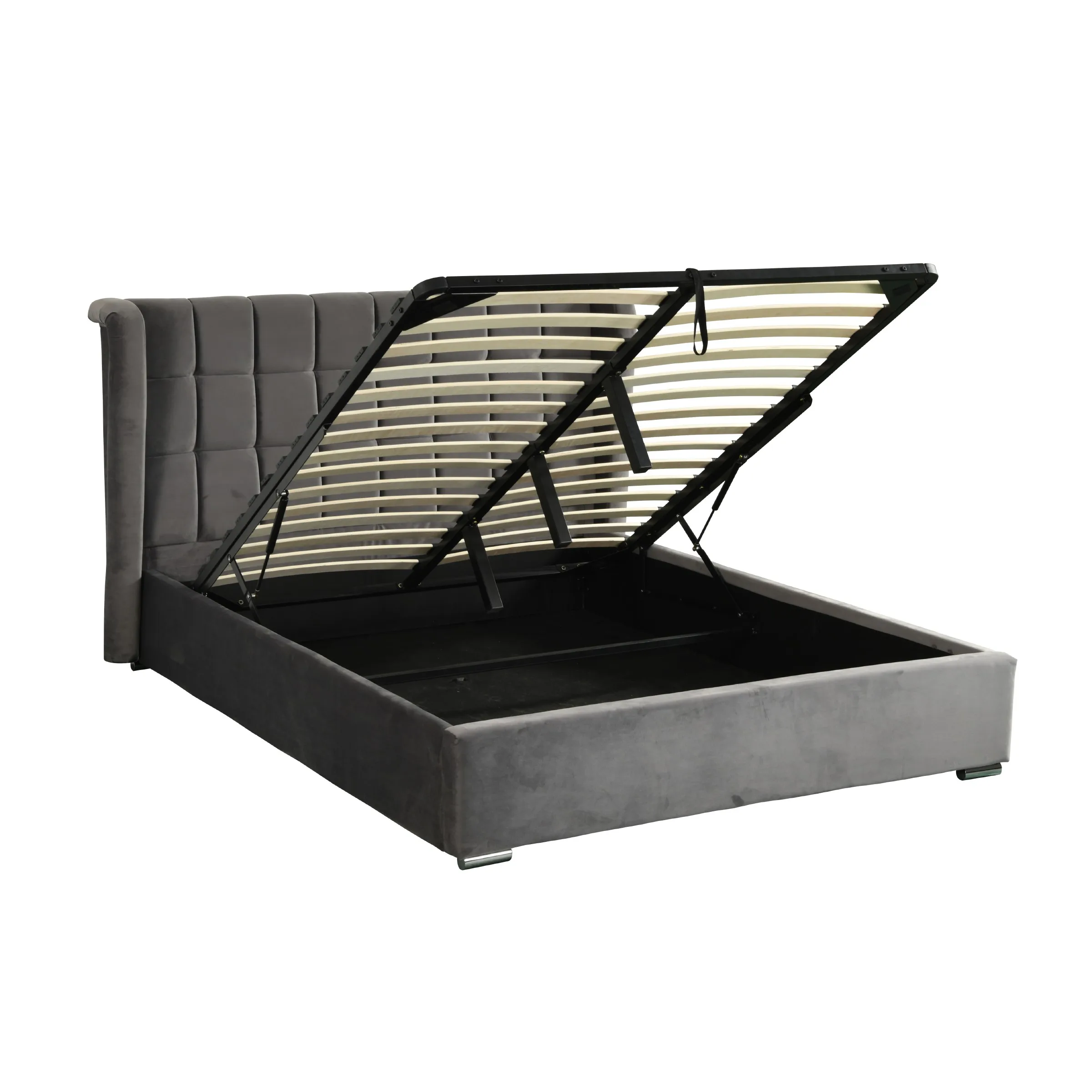 Queen Size Double Velvet Storage Bed Buy Velvet Storage Bed,Double