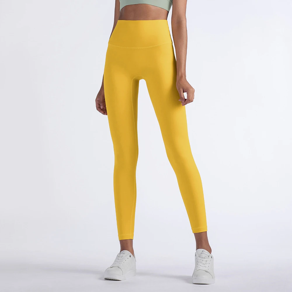 Custom Logo Women Scrunch Butt Tummy Control Yoga Pants Gym Sport High Waist  Workout Fitness Legging