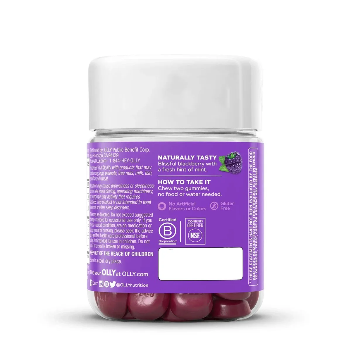 2021 Hot Sale Sleep Melatonin Herbal extract Gummies For Improving Sleep Help Eye Health Depression