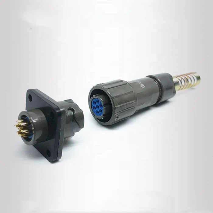 

FQ14-7 pin or customized Sealed Waterproof Connector 7 pin circular connector ip67